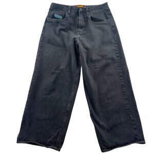 Empyre Mens Jeans Size 30 32x27 Measured Black 13 Inch Wide Legs Classic